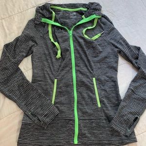 Green & Grey Work-out Hoodie